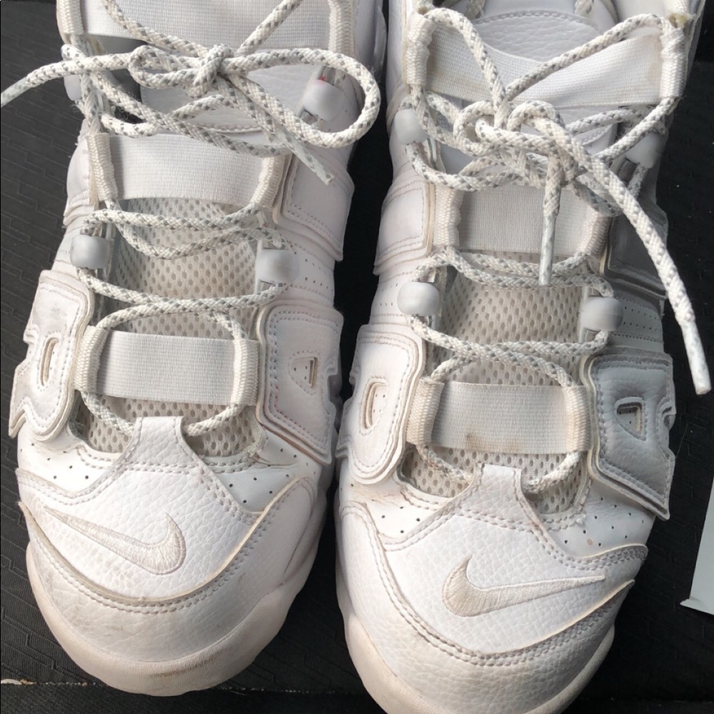 Triple White Uptempos